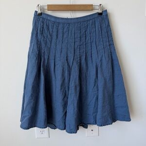 Vintage dark blue midi skirt
